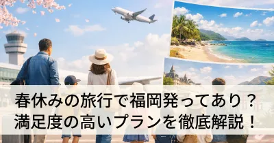 春休みの旅行で福岡発ってあり？満足度の高いプランを徹底解説！