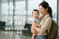 夏休みの赤ちゃん連れで行く旅行のおすすめ！初めてでも安心の行き先と準備