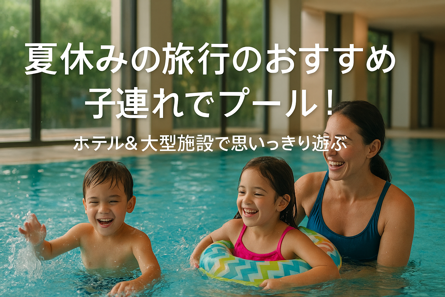 夏休みの旅行のおすすめは子連れでプール！ホテル＆大型施設で思いっきり遊ぶ