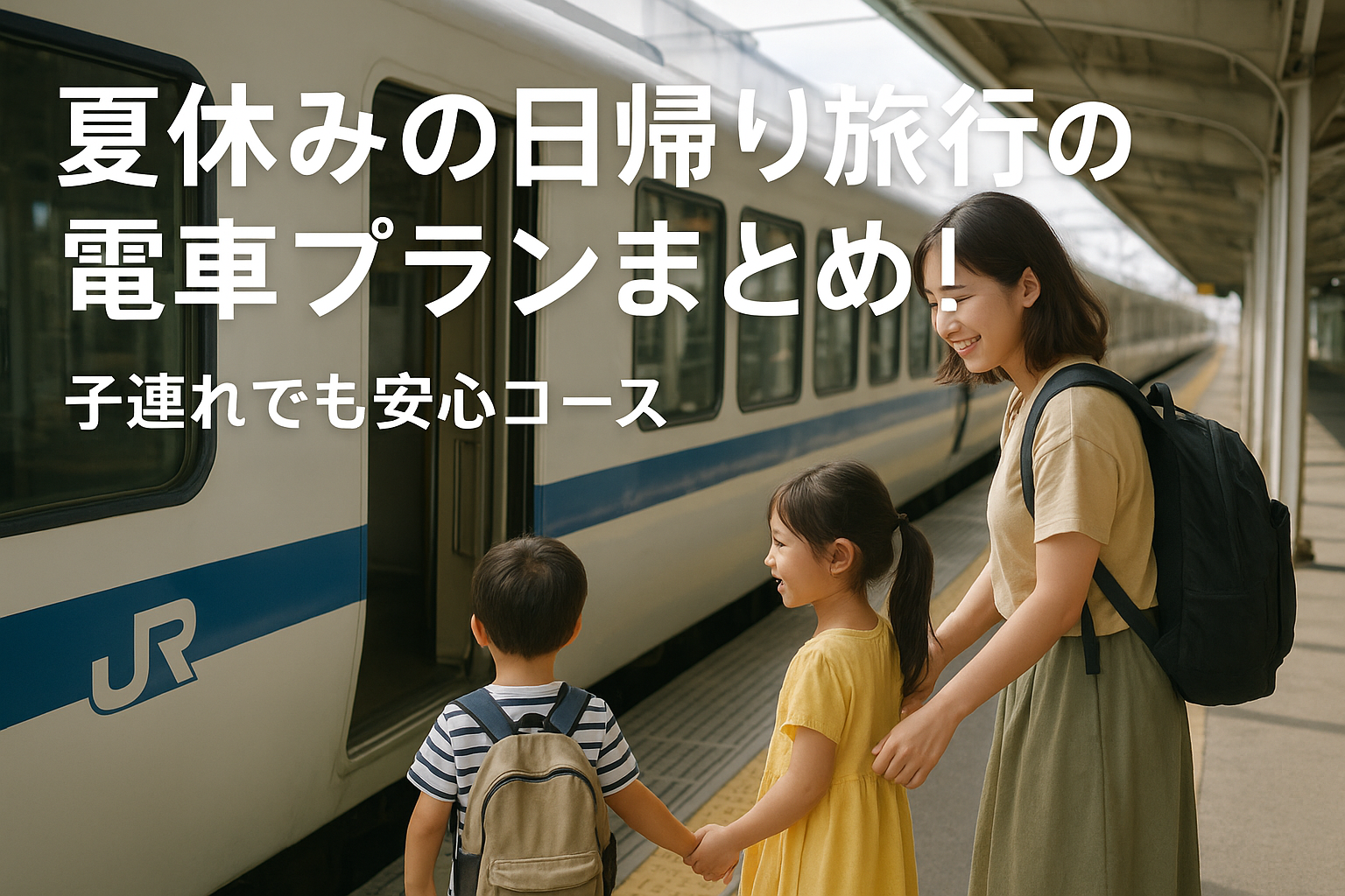 夏休みの日帰り旅行の電車プランまとめ！子連れでも安心コース
