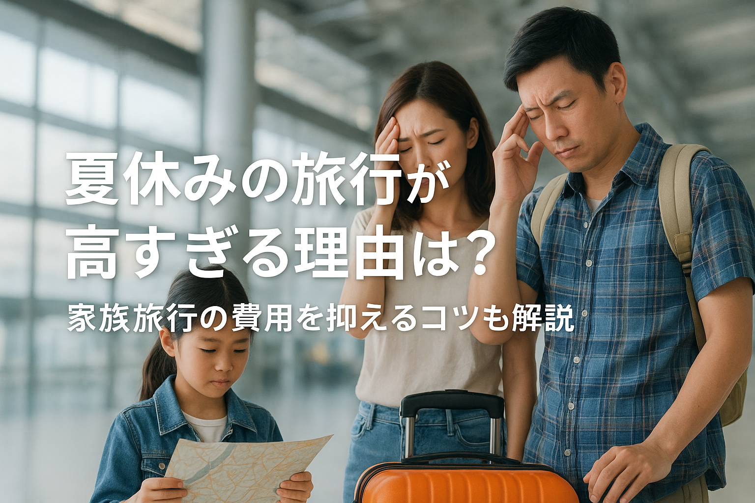 夏休みの旅行が高すぎる理由は？家族旅行の費用を抑えるコツも解説