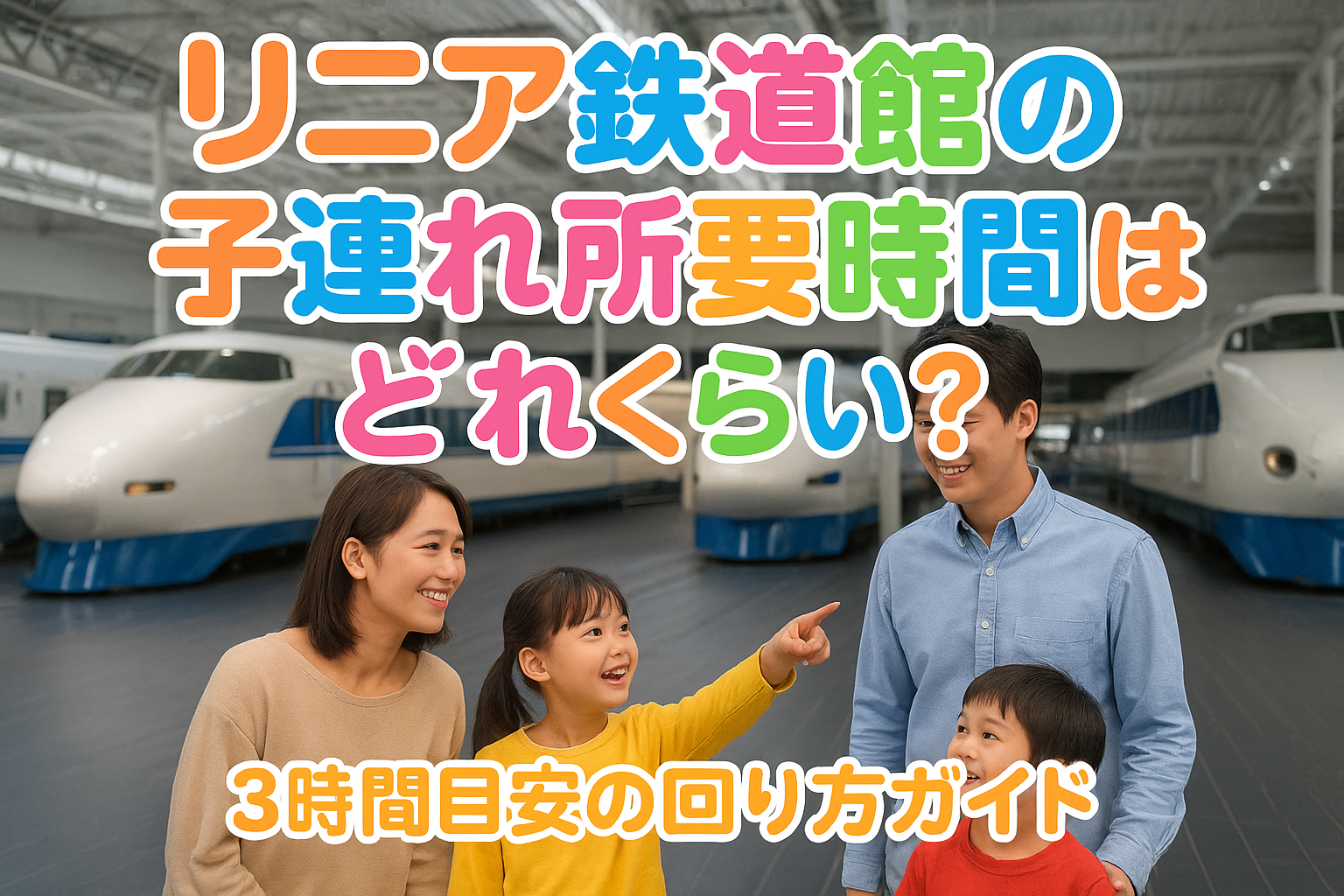 リニア鉄道館の子連れ所要時間はどれくらい?3時間目安の回り方ガイド