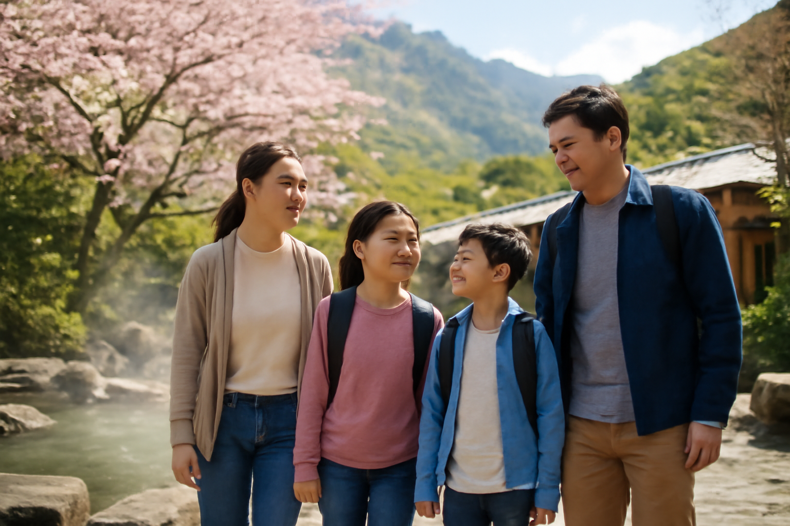 小学生高学年の家族旅行は「春休み×アクティブ×温泉」で決まりです！