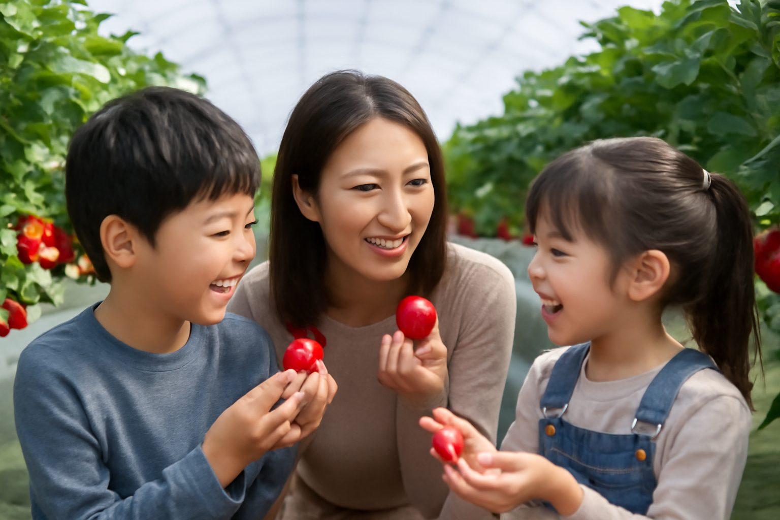 春日井でいちご狩りをするなら、中心はMIYAFARMです！