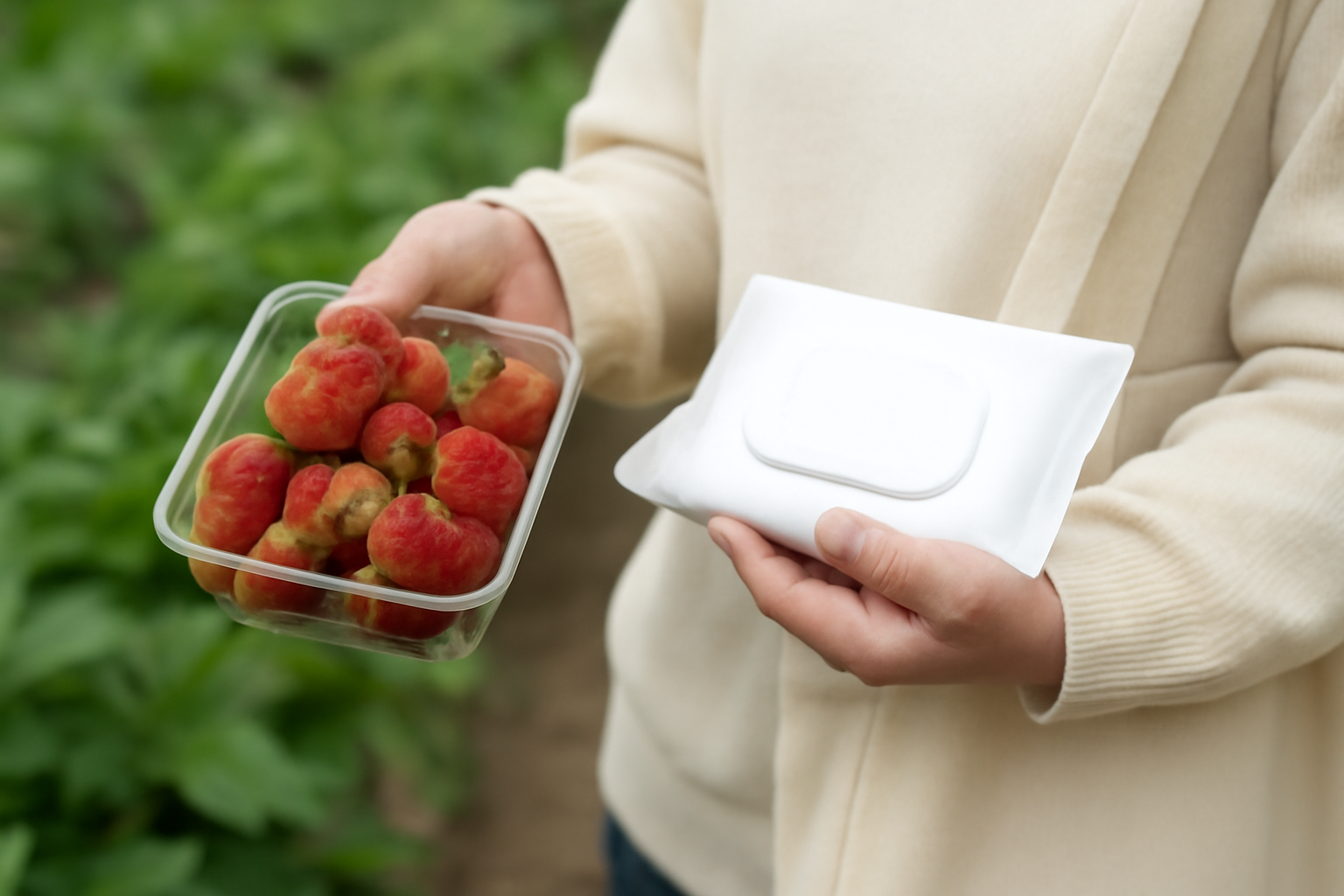 なぜ「ウェットティッシュ・ゴミ袋・両手が空くバッグ」が最優先なの？