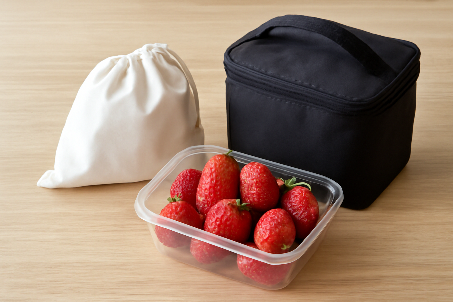 持ち込みでおすすめは「汚れ対策＋両手フリー＋保冷」の3点セット！