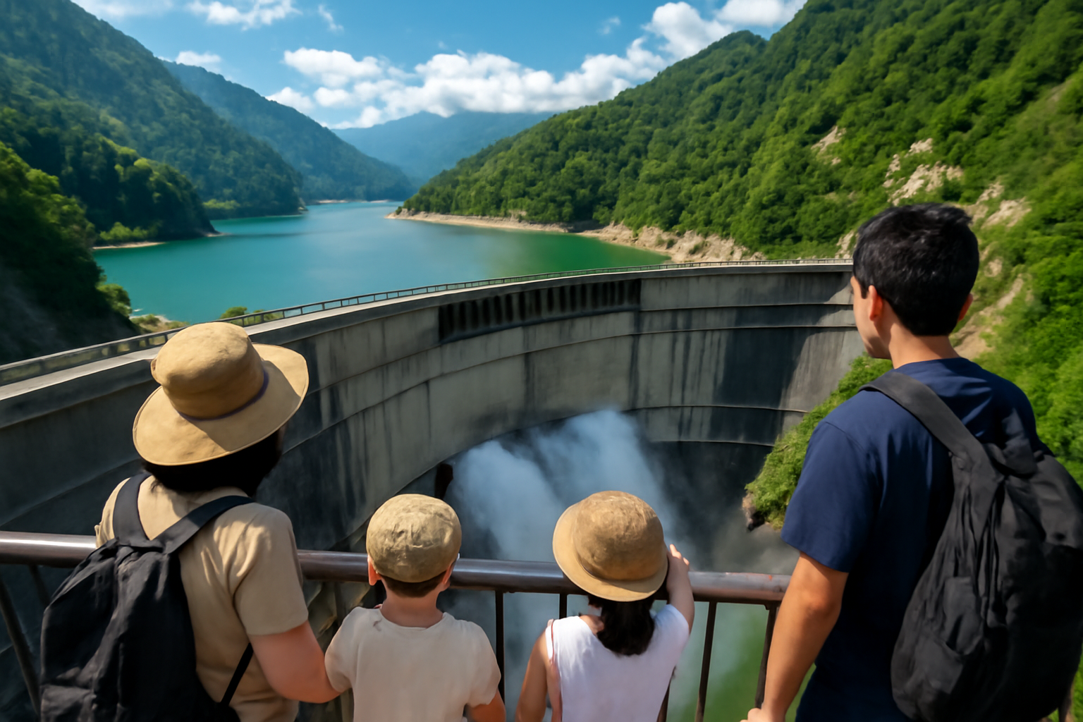 黒部ダムは子連れOK!夏休みは「放水×涼しさ」で満足度が高いです