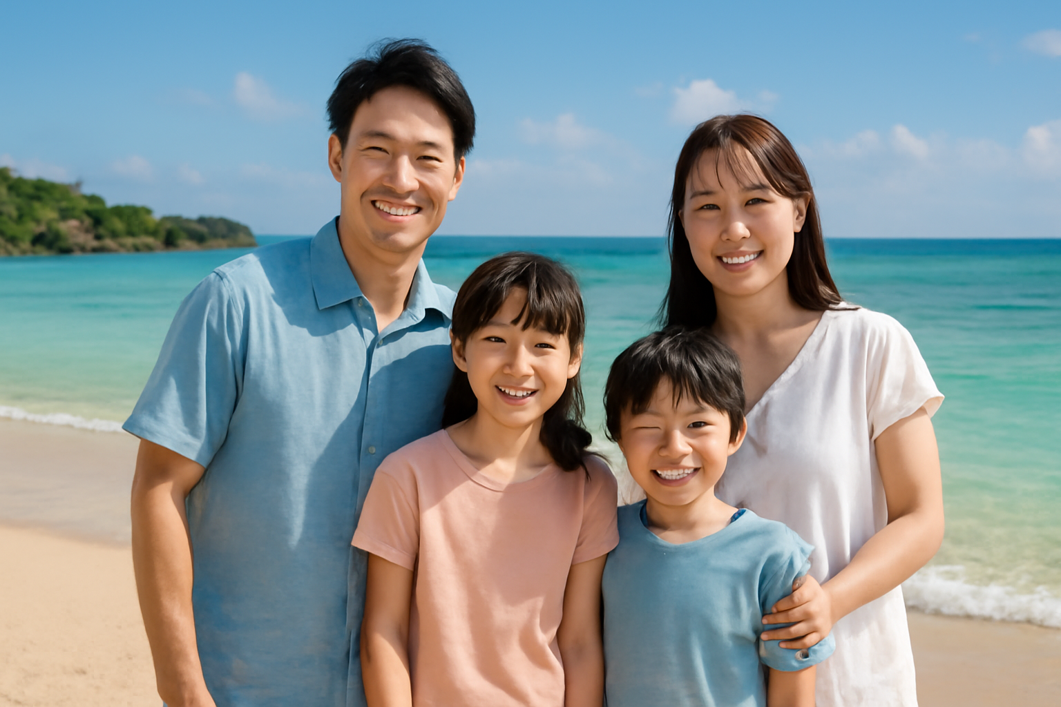 夏休みの沖縄家族旅行（3泊4日）の相場は15〜45万円が目安です！