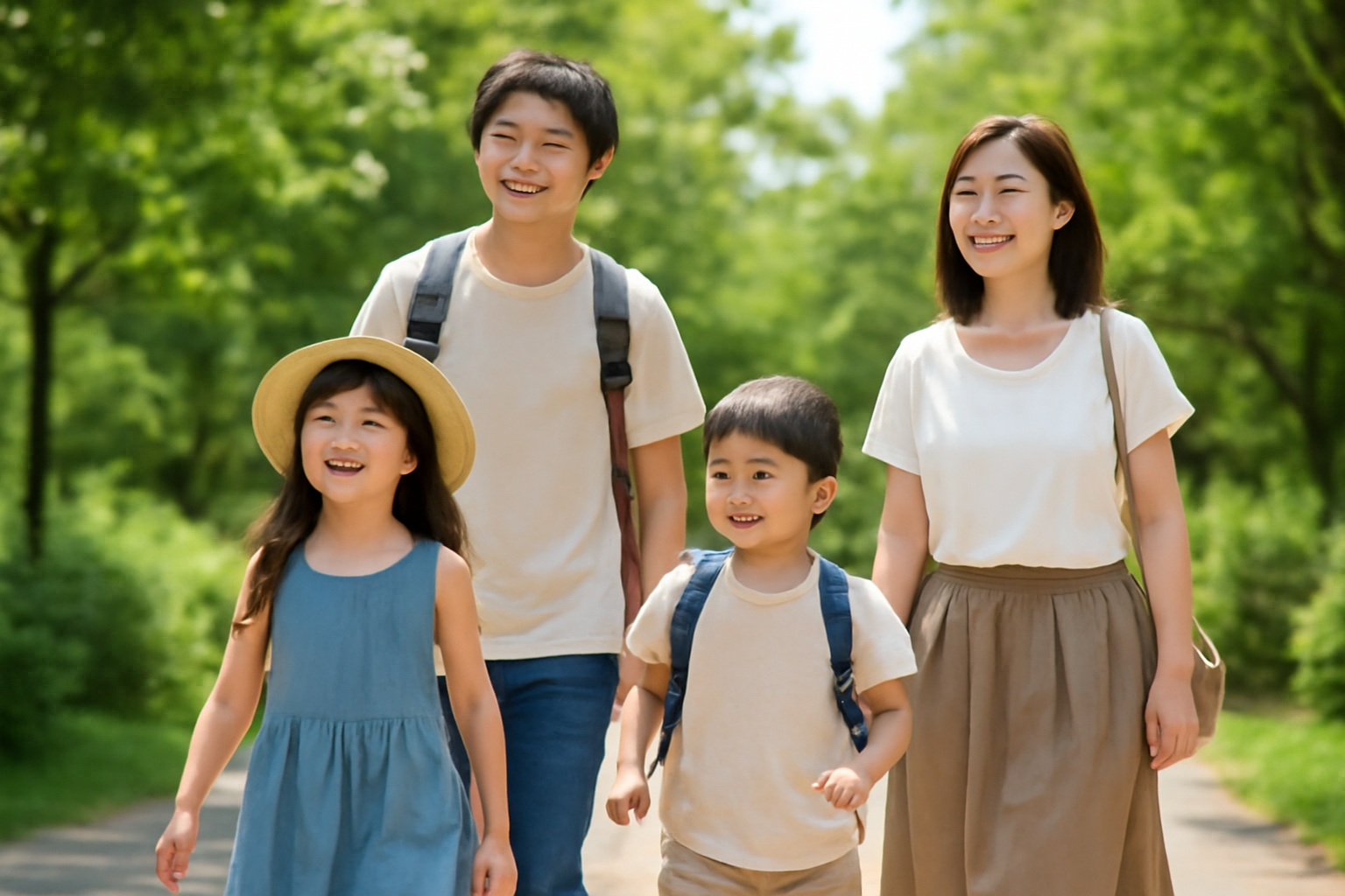 車なしでも夏休みの家族旅行はしっかり楽しめます！