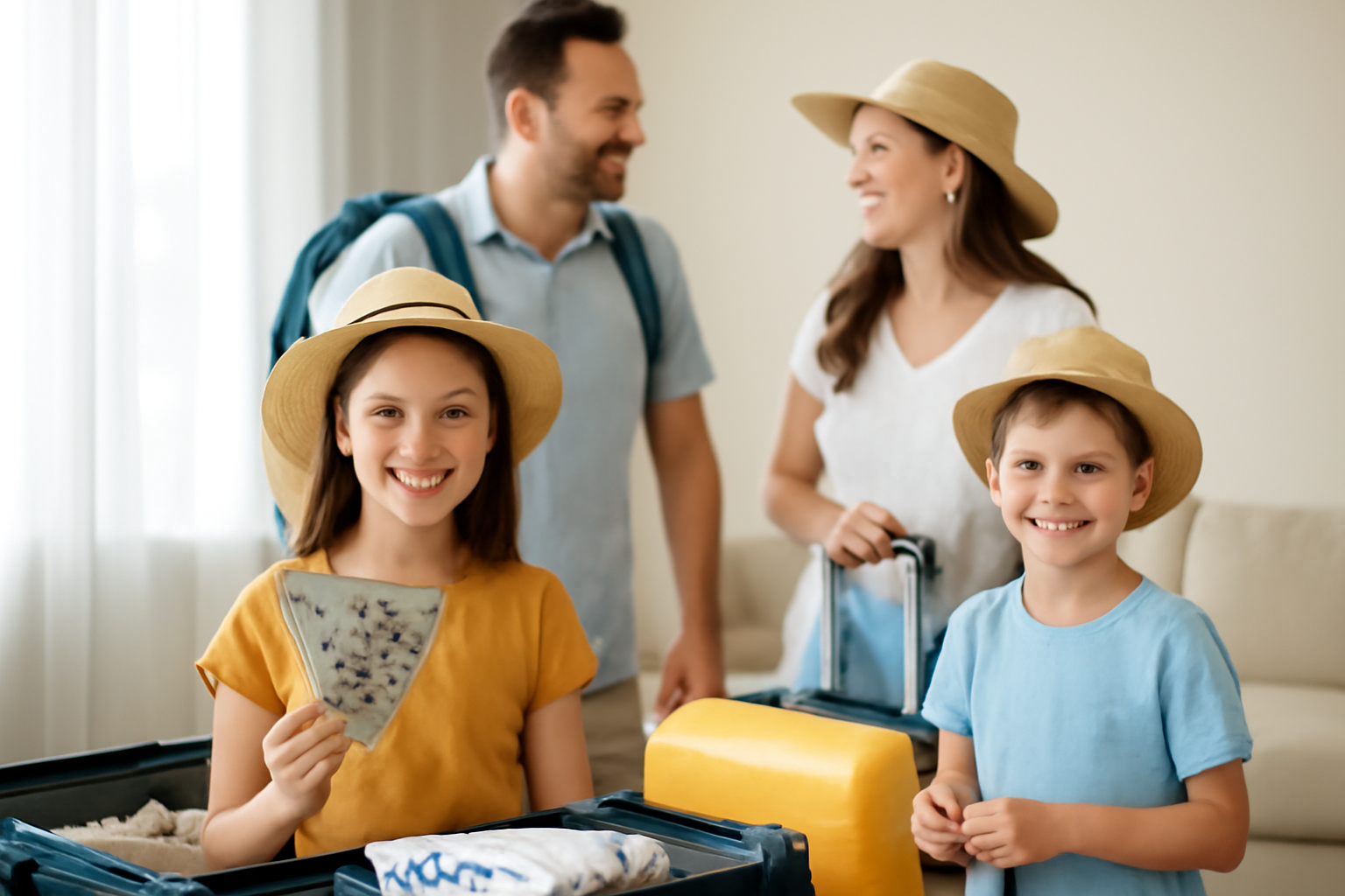 4人家族の夏休み旅行、平均予算はこのくらいです！
